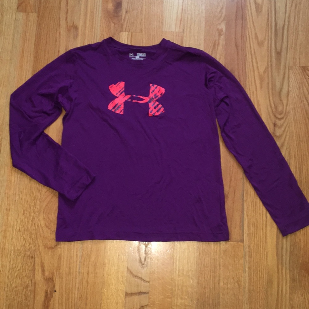 girls under armor long sleeve shirt